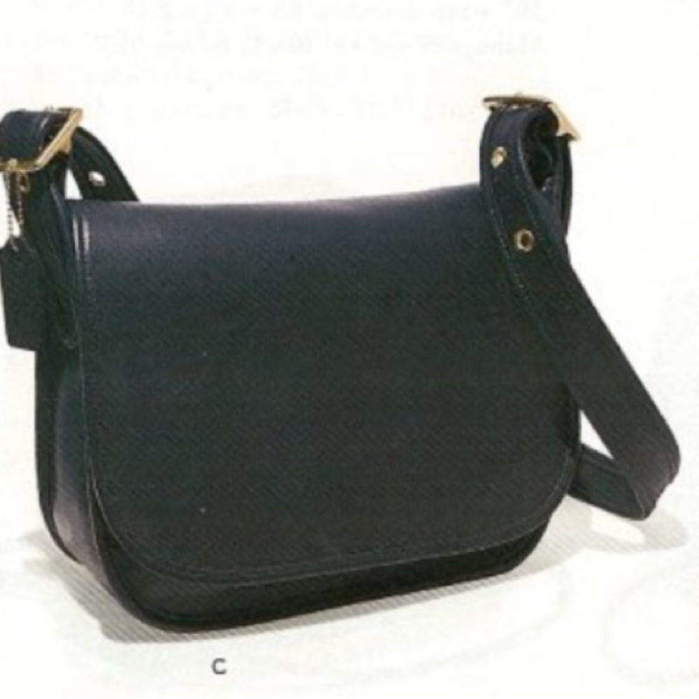 STYLE 9951 Vintage Coach 
Patricia's Legacy Bag Leather Front Flap Crossbody Bag